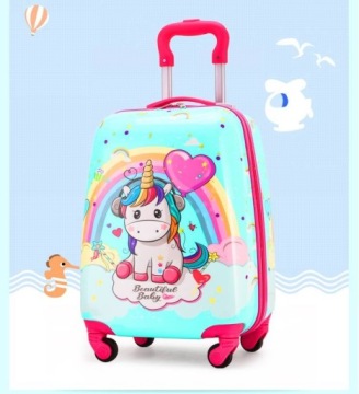ЧЕМОДАН ДЛЯ РУЧНОЙ МАШИНЫ «ЕДИНОРОГ» ДЕТСКИЙ ПУТЕШЕСТВЕННЫЙ БАГАЖ