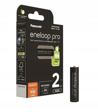 Akumulatorki PANASONIC ENELOOP PRO AAA 930mAh 2szt