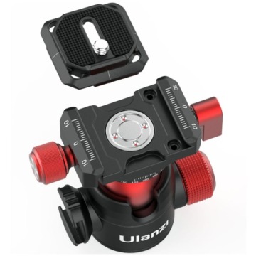 Цельная панорамная головка ULANZI U-70, быстроразъемный разъем Arca Swiss 1/4 и 3/8.