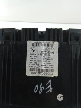 G690 BUDÍKY PŘÍSTROJOVÁ DESKA BMW E90 2.0D UK 9187061
