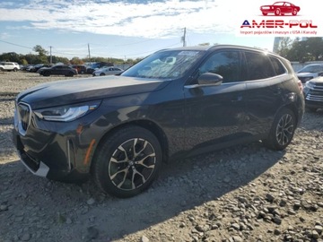 BMW X3 G45 2025 BMW X3 XDrive30i, 2.0L R-4 255KM, 4x4,BARDZO NISKI PRZEBIEG, od ubezpiecza