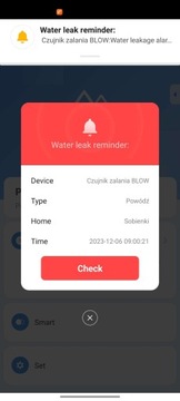 Датчик ЗАПОЛНЕНИЯ SMART WiFi Tuya SMART LIFE Датчик утечки уровня воды