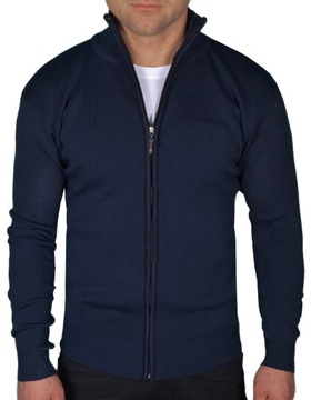 ROZPINANY SWETER MĘSKI GOLF PÓŁGOLF ELASTYCZNY