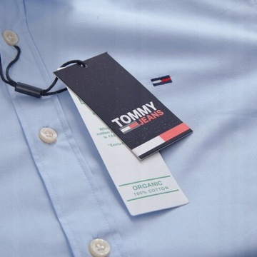 Мужская рубашка Tommy Hilfiger DM0DM04405 тонкий хлопок, размер XL