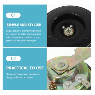 УНИВЕРСАЛЬНЫЙ МОТОЦИКЛОВЫЙ СИГНАЛ 12 В СУПЕР ГРОМКИЙ