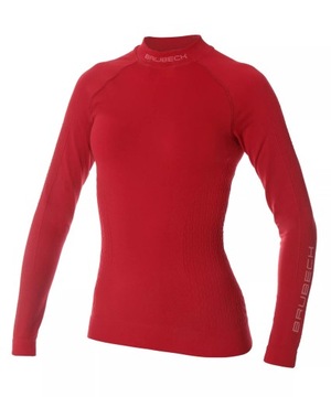 Bluza damska Brubeck Extreme Thermo bordowa r. L