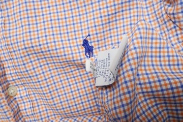 Ralph Lauren Polo slim fit button down koszula męska krata S