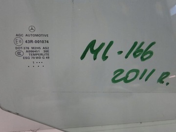 MERCEDES ML W166 166 SKLO (OKNO) W DVEŘE PRAVÉ PŘEDNÍ 11