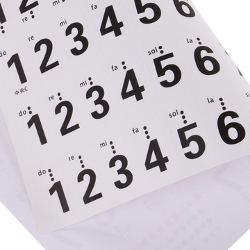 1 КОМПЛЕКТ НАКЛЕЙКИ С ЦИФРАМИ ДЛЯ КЛАВИАТУРЫ ПИАНИНО САМОКЛЕЯЩИЕСЯ НАКЛЕЙКИ ДЛЯ КЛАВИАТУРЫ