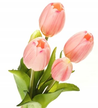 TULIPANY SILIKONOWE BUKIET TULIPANÓW JAK ŻYWY CUDO