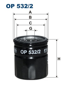 FILTRON OP 532/2 ФІЛЬТЕР МАСЛА 