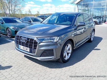 Audi Q7 II SUV Facelifting  3.0 45 TDI 231KM 2023 Audi Q7 Matrix LED, Carplay, 3 rzad siedzen, Virtual kokpit, ISOFIX, Gwara