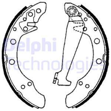 БАРАБАНЫ DELPHI + ЧЕЛЮСТИ AUDI A2 SEAT CORDOBA 6L2