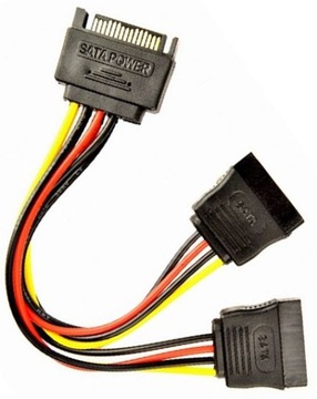 Двойной кабель SATA 0,15 м Gembird CC-SATAM2F-01