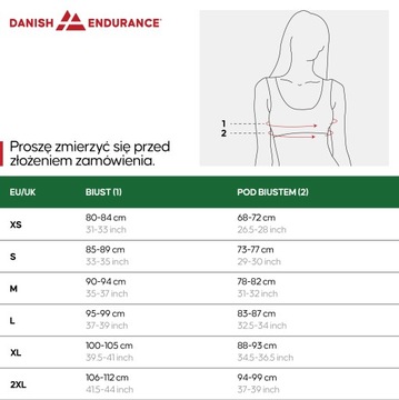 Damski Biustonosz Bawełniany DANISH ENDURANCE, Organiczny, 3-pak, M