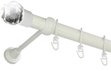 Карниз металлический, диаметр 25, одинарный, 290 см