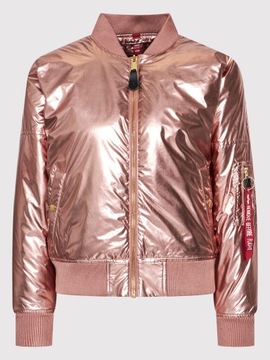 ALPHA INDUSTRIES Kurtka bomber Ma-1 128001MF Różowy Oversize