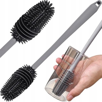 СИЛИКОНОВАЯ ЩЕТКА ДЛЯ МЫТЬЯ БУТЫЛОК И СТЕКЛОВ 021/0093