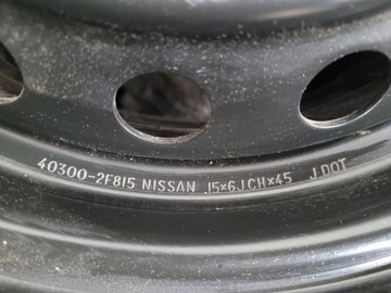 DISK OCELOVÝ NISSAN OE 6.0" X 15" 4X114.3 ET 45
