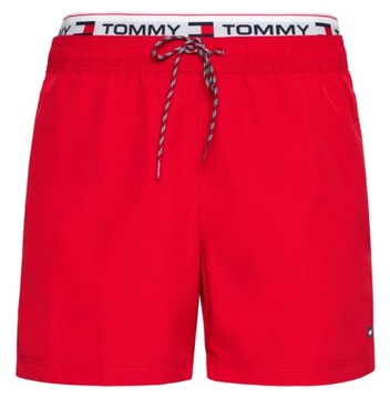 Szorty Kąpielowe Meskie TOMMY HILFIGER DEEP CRIMSON | ROZMIAR S