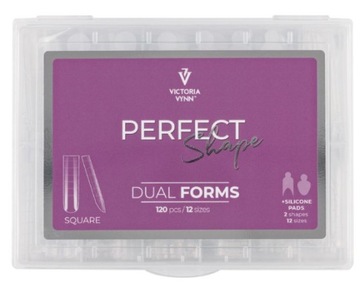 Victoria Vynn PERFECT SHAPE DUAL FORMS Square 120 шт. TOP FORMS SQUARE