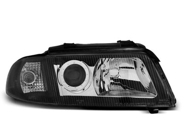 LAMPY REFLEKTORY AUDI A4 99-00 SOCZEWKI BLACK