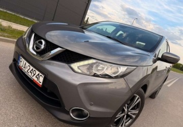 Nissan Qashqai II Crossover 1.5 dCi 110KM 2014 Nissan Qashqai TeKnA 1.5dCi 110ps 6biegow BezwyPadKowy KamERA SerwiSOWany, zdjęcie 3