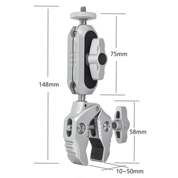 ДЕРЖАТЕЛЬ МОНИТОРА КРАБ ЗАЖИМ 1/4 3/8