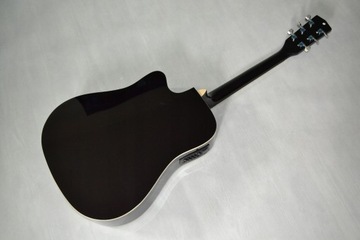 Электроакустическая гитара Harley Benton D-120CE BK