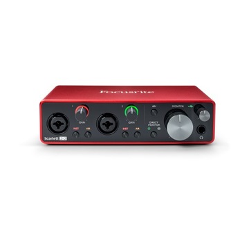 Interfejs Focusrite Scarlett 2i2 3gen czerwony