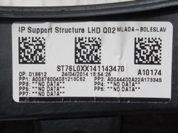 DESKA ROZDĚLOVAČE KONZOLA MERCEDES GLA W156 X156 A11768000879 ORIGINÁLNÍ
