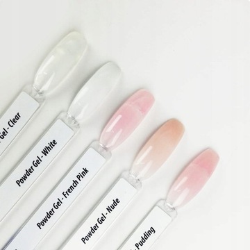 Mocny budujący Akrylożel Powder Gel 30ml Szablony