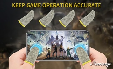 Nakładki na Palce do Gier Mobilnych PUBG / COD Antypoślizgowe i Oddychające