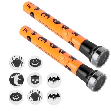 2 zestawy Halloween latarka