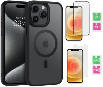 ETUI do iPhone 12 / 12 PRO do MagSafe CASE + SZKŁO +FOLIA CERAMICZNA kolory