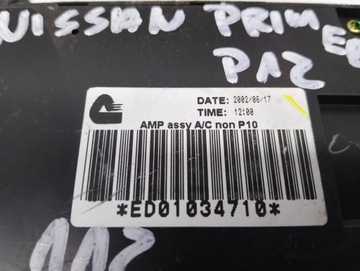 SKŘÍŇKA ŘÍZENÍ MODUL KLIMATIZACE NISSAN PRIME P12 ED01034710