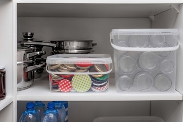 ПРЯМОУГОЛЬНОЕ ВЕДРО 10 Л с допуском ПИЩЕВЫХ ПРОДУКТОВ, прозрачное