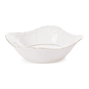 Salaterka kwadratowa 17 cm Rococo Złota Linia 3604