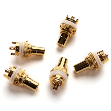 РАЗЪЕМ RCA CINCH ДЛЯ ПОЗОЛОЧЕННОГО КОРПУСА, БЛЕСКОВОЕ КАЧЕСТВО