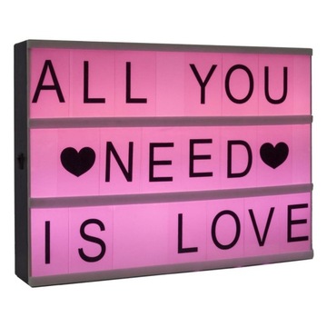 Лайтбокс LED FRAME CINEMA LAMP A4 82 ELEMENTS