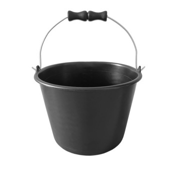 WIADRO CZARNE BUDOWLANE GOSPODARCZE 12L KORALIK