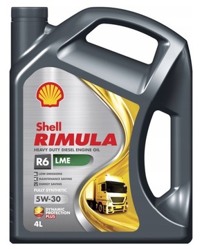 Olej syntetyczny Shell Rimula R6 LME 5 l 5W-30