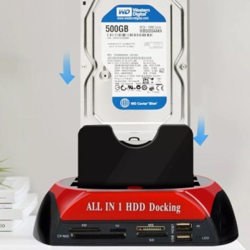 ДОК-СТАНЦИЯ SATA 2.5' 3.5' IDE HDD SSD USB 3.0 CARD READER