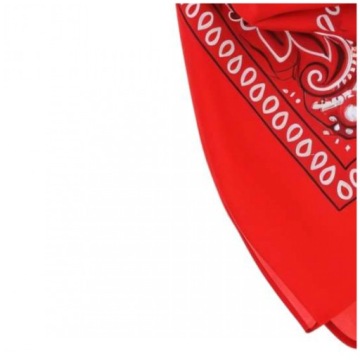 Шарф БАНДАМ красный ДЕКОРАТИВНАЯ пиратская КОВБОЙ бандана