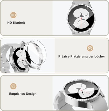 Защитный чехол JZK для Galaxy Watch 5 Galaxy Watch 4 40 мм 4 шт (3407)