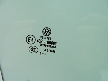SKLO (OKNO) DVEŘE PRAVÁ PRAVÝ PŘEDNÍ VW PASSAT CC 12R