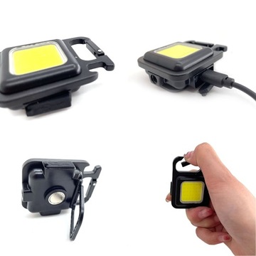 MINI LATARKA LED KIESZONKOWA TAKTYCZNA BRELOK USB