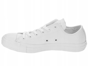 TRAMPKI białe CONVERSE ALL STAR 136823 skóra 44,5