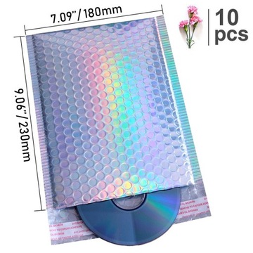 Styl 180x230mm-10 sztuk Folia metaliczna Bubble Ma