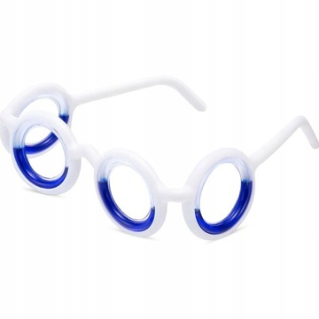 Niebieskie okulary na chorobę lokomocyjną